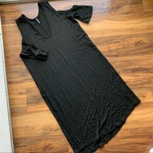 Revolve‎ Riller & Font cold shoulder black dress Xs-S